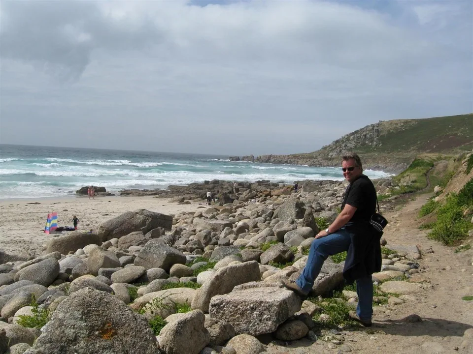 Day 3 coast path at gwynver beach